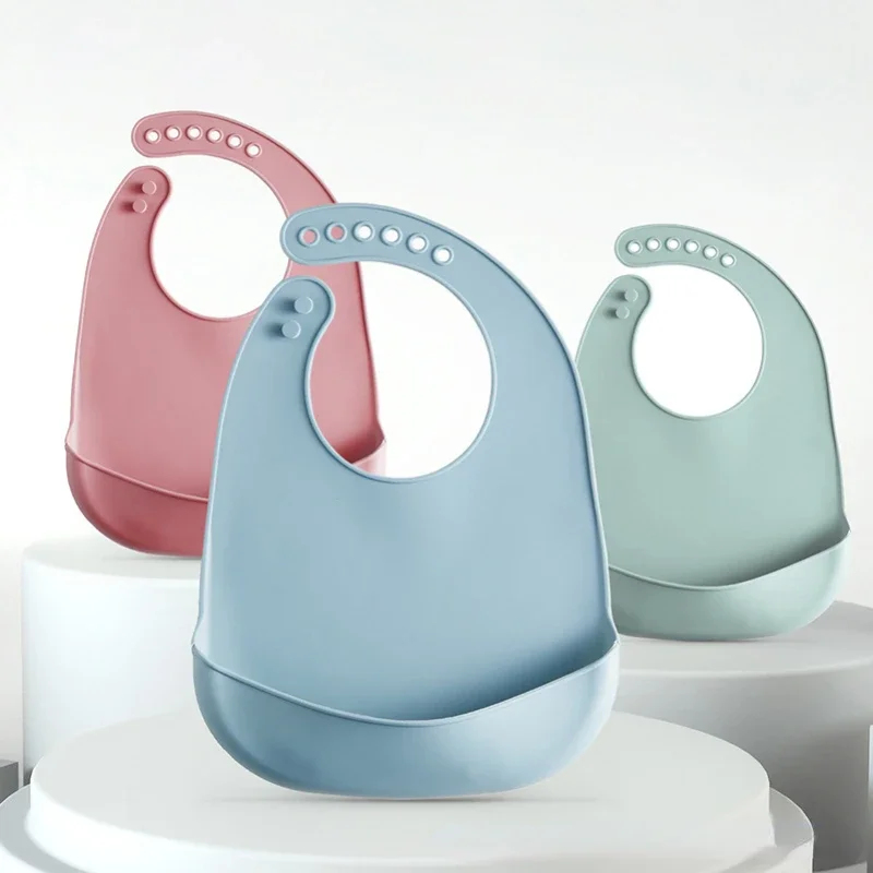 1-3pcs Baby Bib Adjustable Wat - Waterproof Baby Bibs Silicone review and price