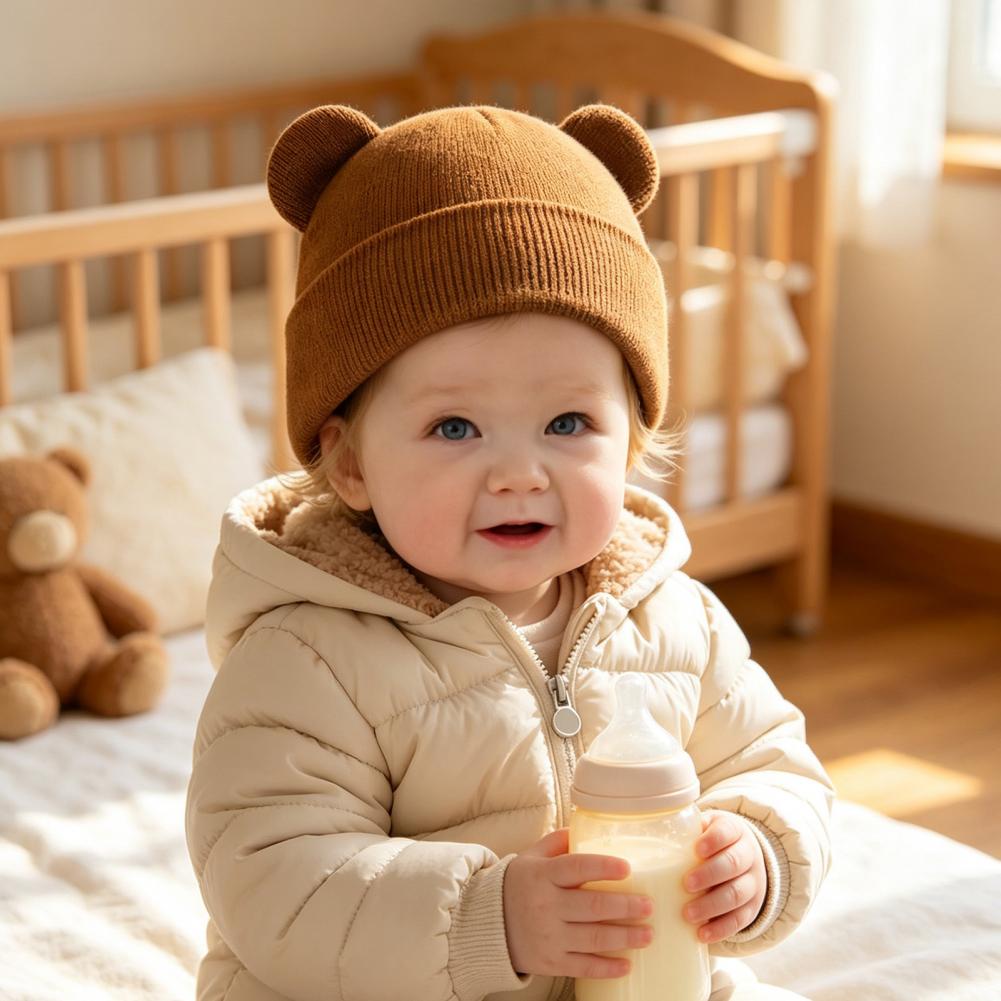 Baby Winter Knitted Hat, Cute  - Infant Beanie Hat With Ears review and price