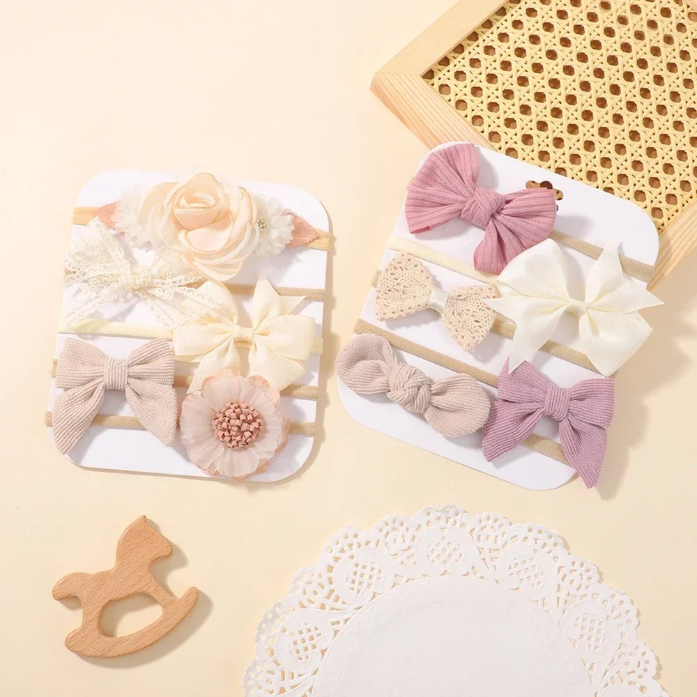 5Pcs Baby Flower Lace Bow Head - Baby Gear review and price