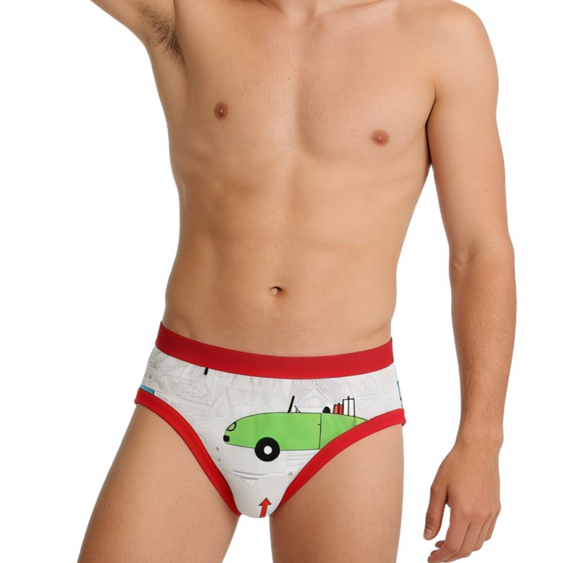 Man's Cute Cartoon Pattern Bri - Diapering review and price