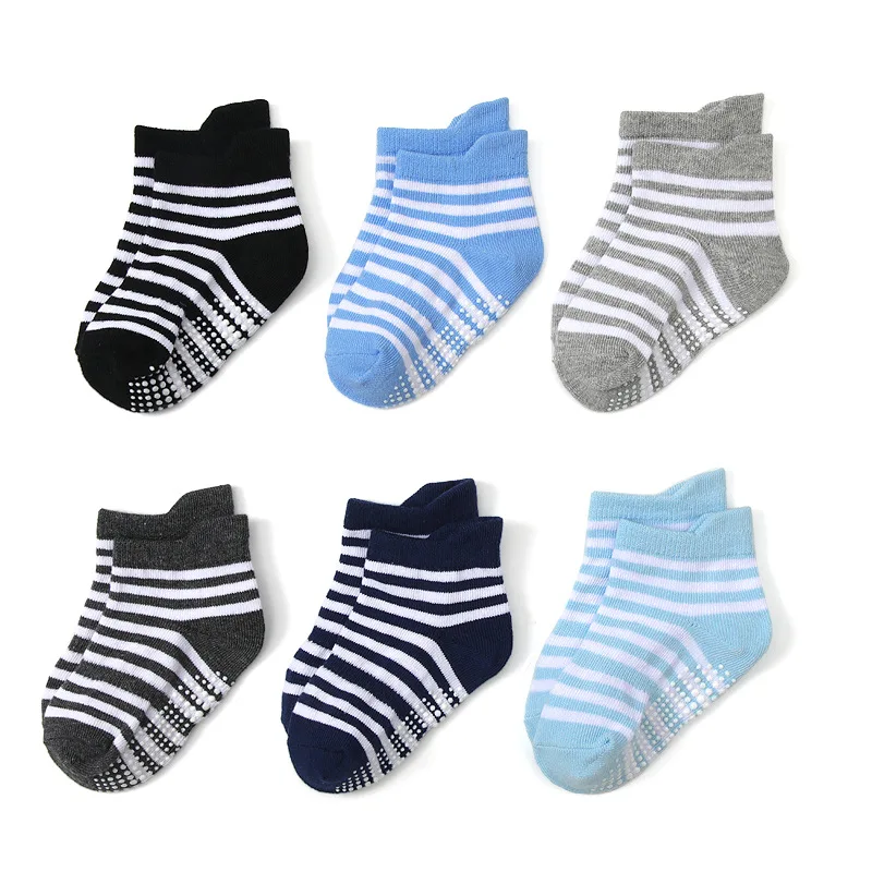 6-Pack Baby Floor Socks  Strip - Unisex Baby Socks Non Slip review and price