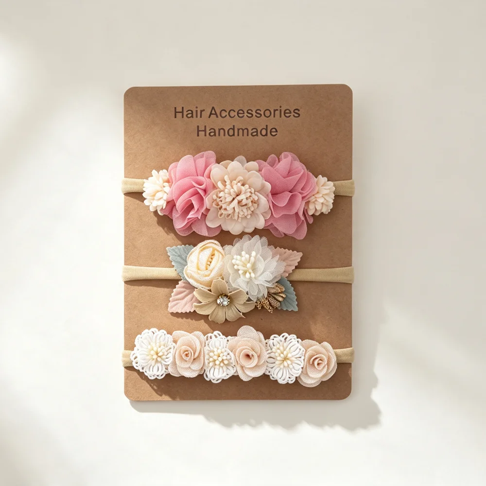 3pcs Baby Girl Elastic Headban - Baby Gear review and price