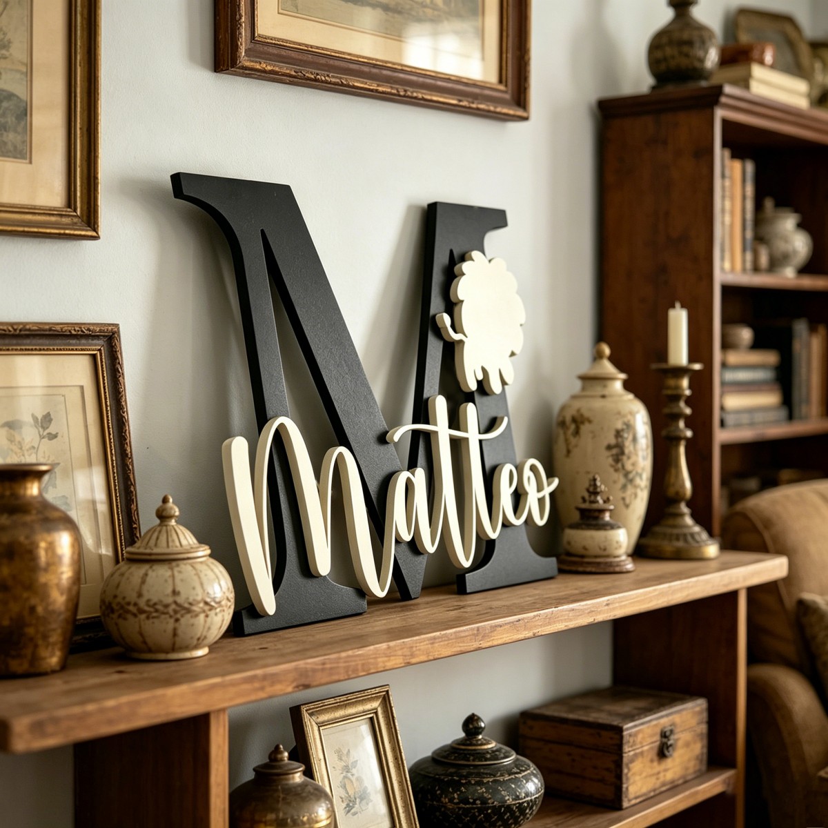 1Pc Custom Lion Name & Initial - Nursery review and price