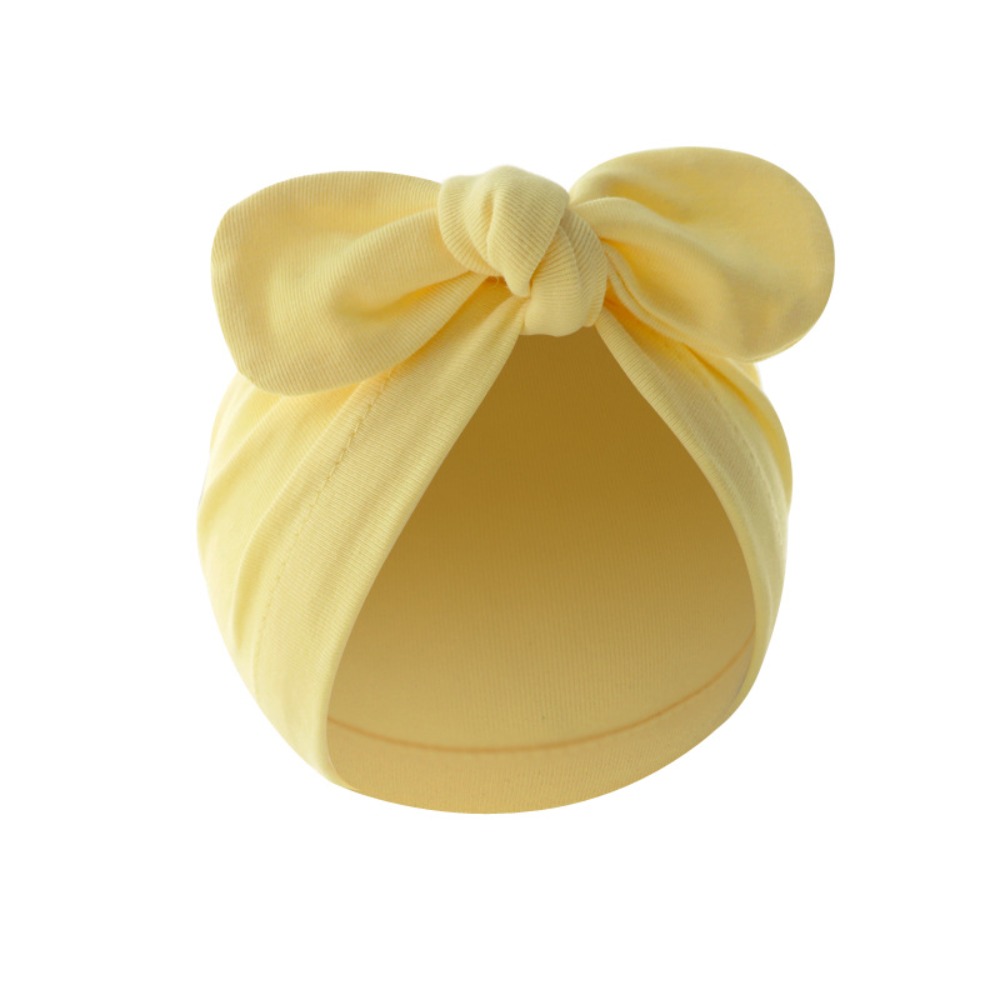 Cute Flower Knot Baby Hat Soli - Infant Beanie Hat With Ears review and price