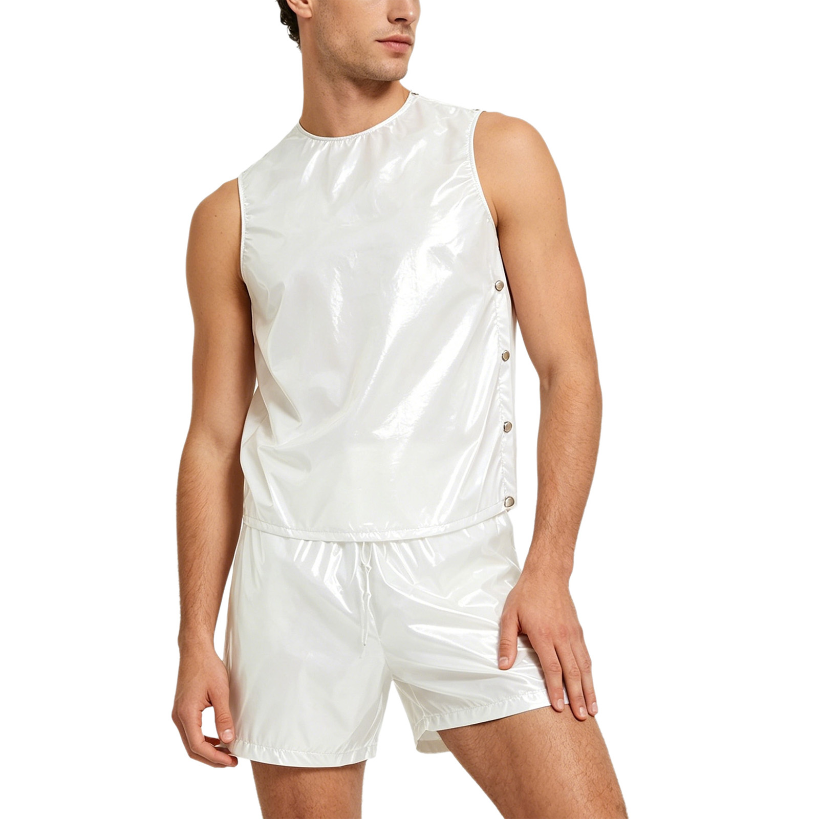 Men Glossy Waterproof Tops and - Diapering review and price